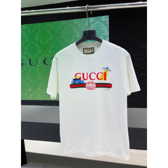 Gucci Early Spring Collection High-Weight Short-Sleeve
